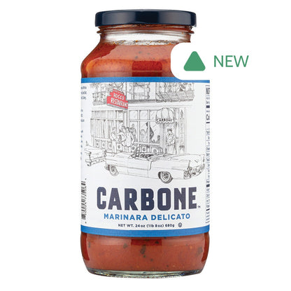 Wholesale Carbone Marinara Delicato Pasta Sauce 24 Oz Jar- Bulk
