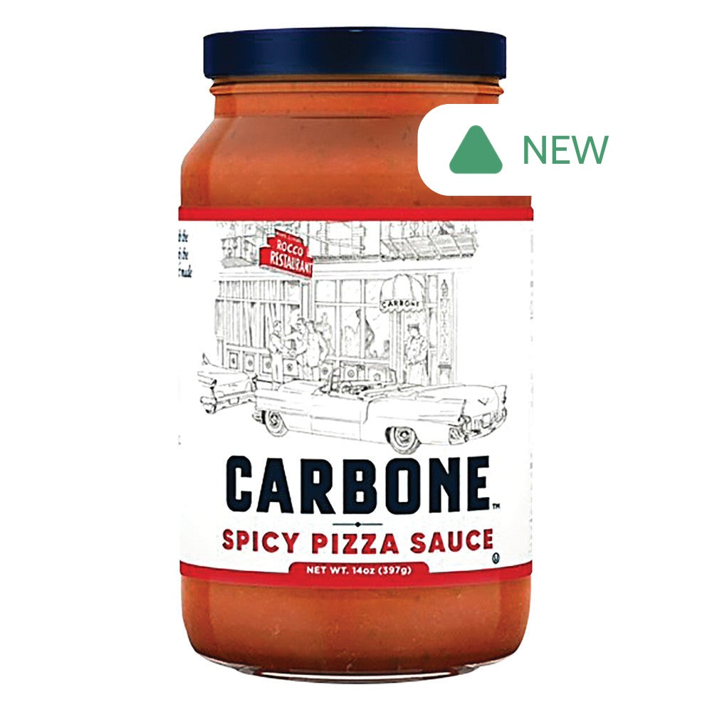 Wholesale Carbone Spicy Pizza Sauce 14 Oz Jar- Bulk