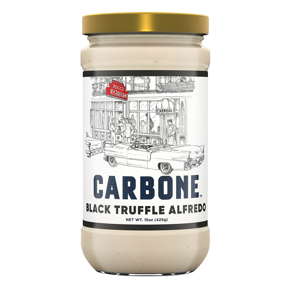 Wholesale Carbone Black Truffle Alfredo Sauce 15 Oz Jar- Bulk