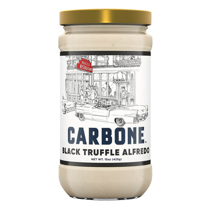 Wholesale Carbone Black Truffle Alfredo Sauce 15 Oz Jar- Bulk