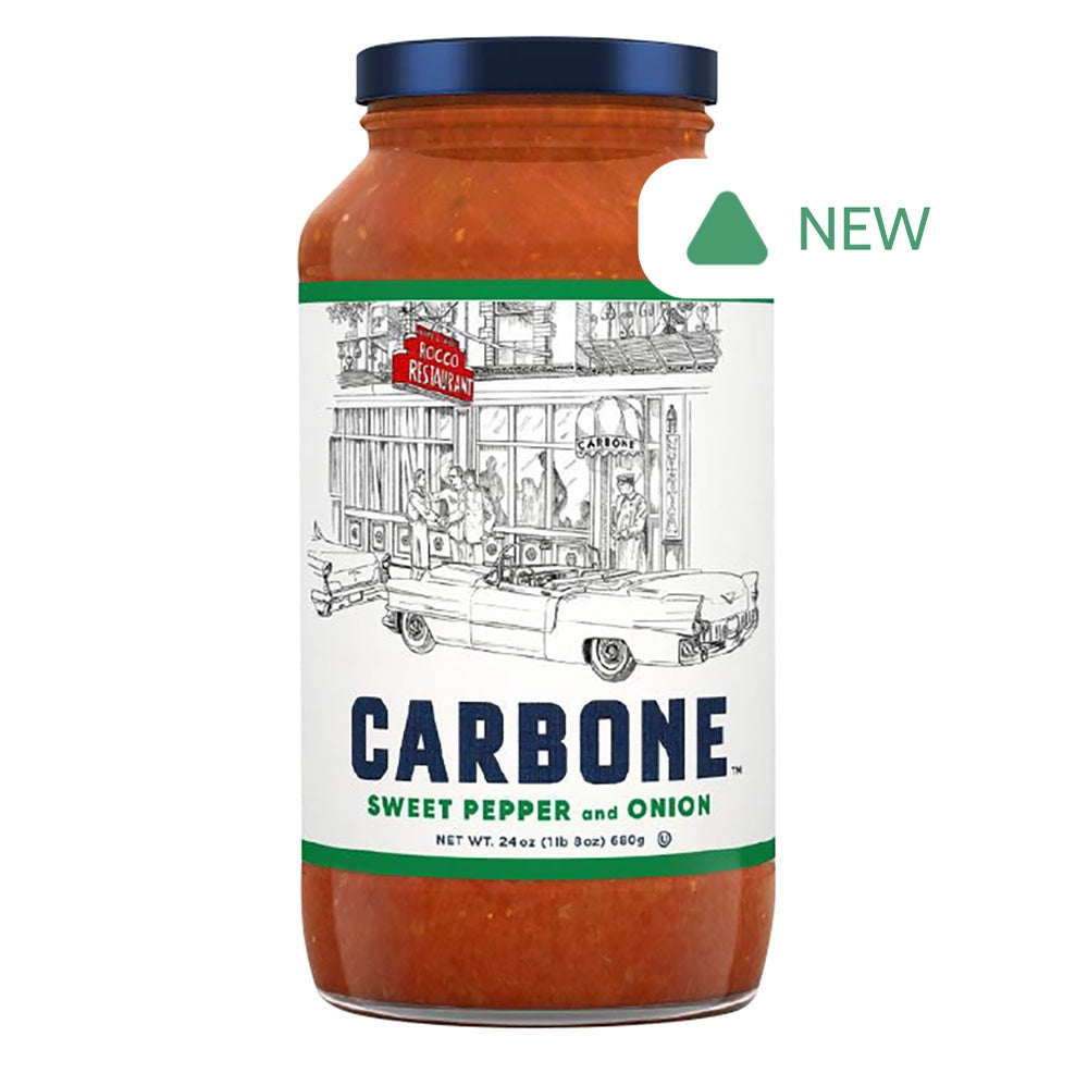 Wholesale Carbone Sweet Pepper & Onion Sauce 24 Oz Jar- Bulk