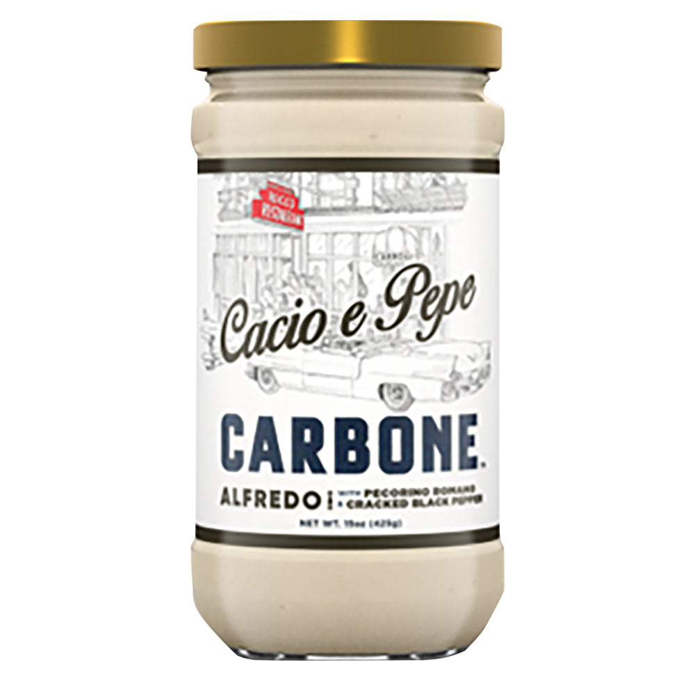 Wholesale Carbone Cacio E Pepe Alfredo Sauce 15 Oz Jar- Bulk