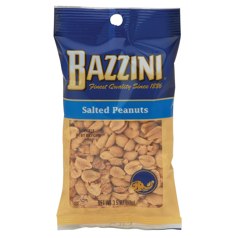 Wholesale Bazzini Salted Peanuts 3.5 Oz Peg Bag- Bulk