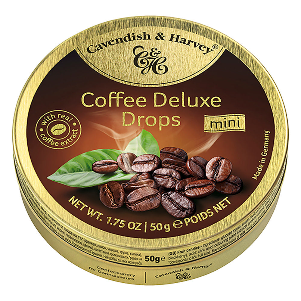 Wholesale Cavendish & Harvey Coffee Drops 1.75 Oz Tin- Bulk