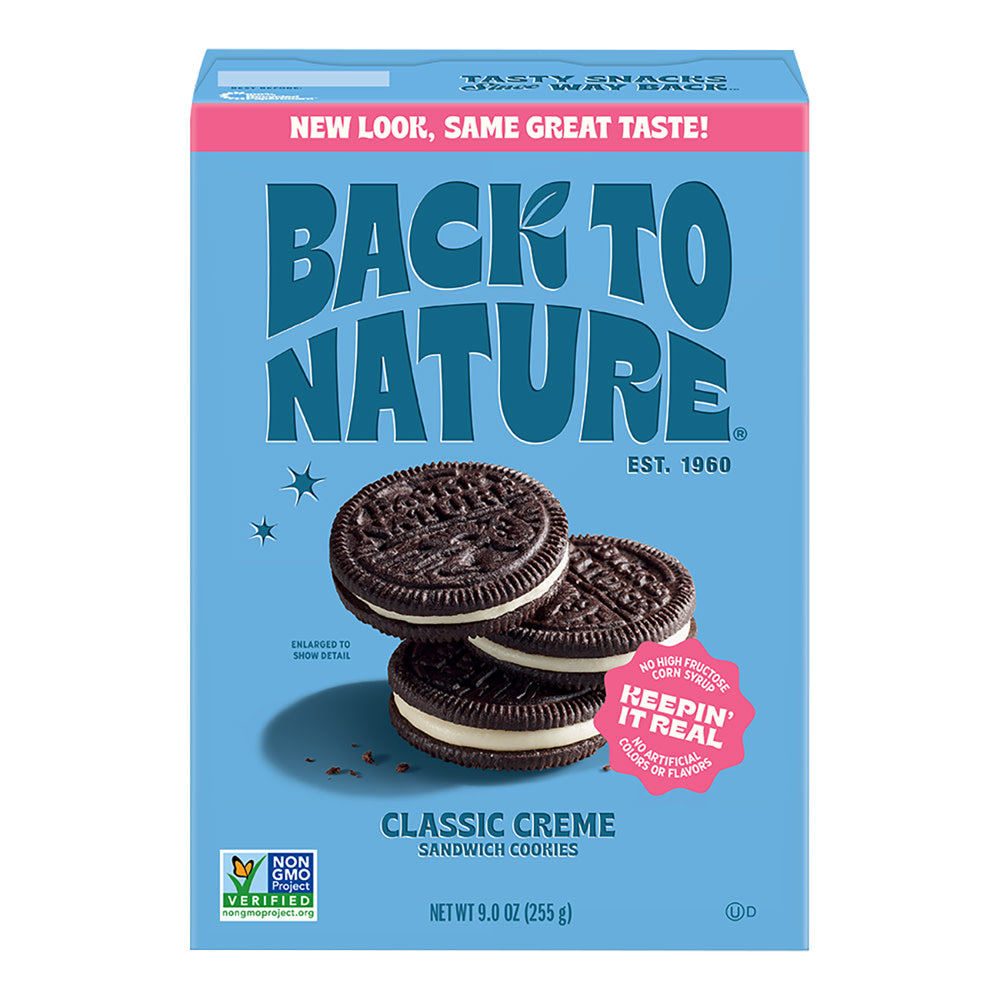 Wholesale Back To Nature Classic Creme Sandwich Cookies 9 Oz Box- Bulk