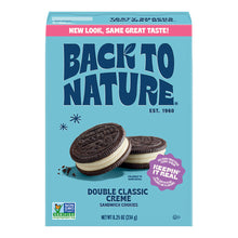 Wholesale Back To Nature Double Classic Creme Cookies 8.25 Oz Box- Bulk