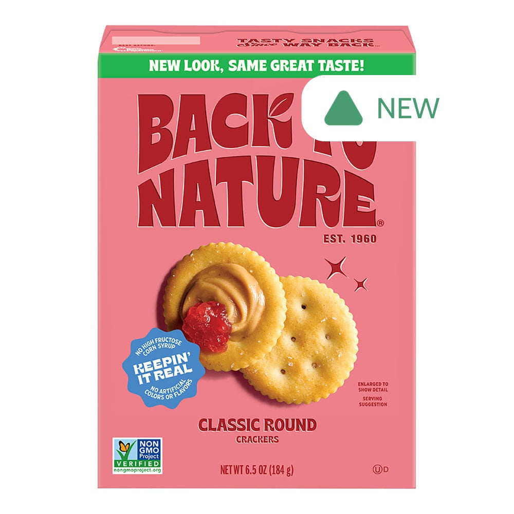 Wholesale Back To Nature Classic Round Crackers 6.5 Oz Box- Bulk