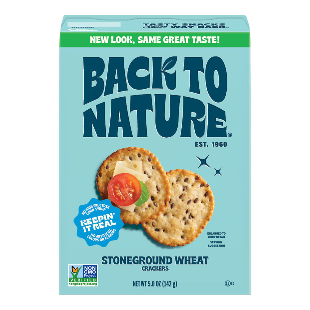 Wholesale Back To Nature Original Stoneground Wheat Crackers 5 Oz Box- Bulk