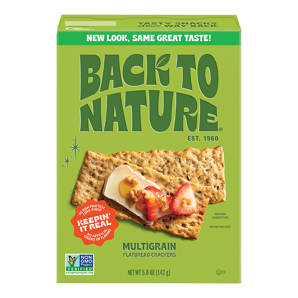 Wholesale Back To Nature Multigrain Flatbread Crackers 5 Oz Box- Bulk