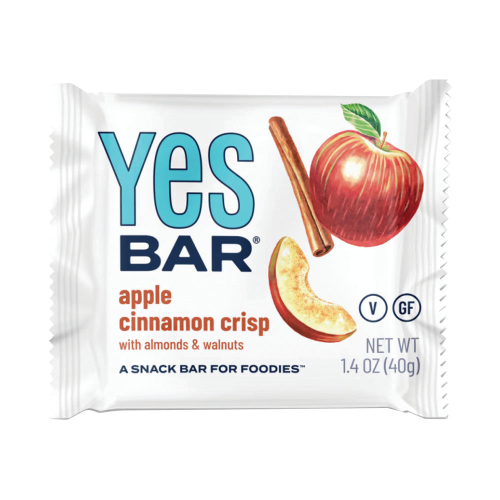 Wholesale Yes Bar Apple Cinnamon Crisp 1.4 Oz- Bulk