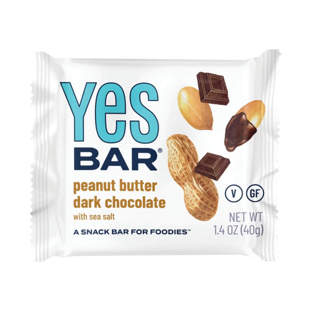 Wholesale Yes Bar Peanut Butter Dark Chocolate 1.4 Oz- Bulk
