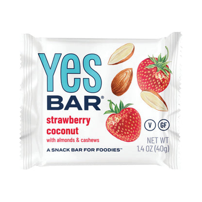 Wholesale Yes Bar Strawberry Coconut 1.4 Oz- Bulk