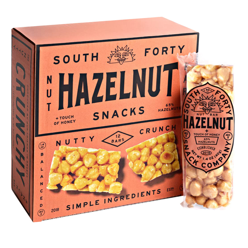 Wholesale South Forty Hazelnut Nut 1.4 Oz Bars- Bulk
