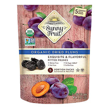 Wholesale Sunny Fruit Organic Dried Plums 5 Ct 5.3 Oz Bag- Bulk