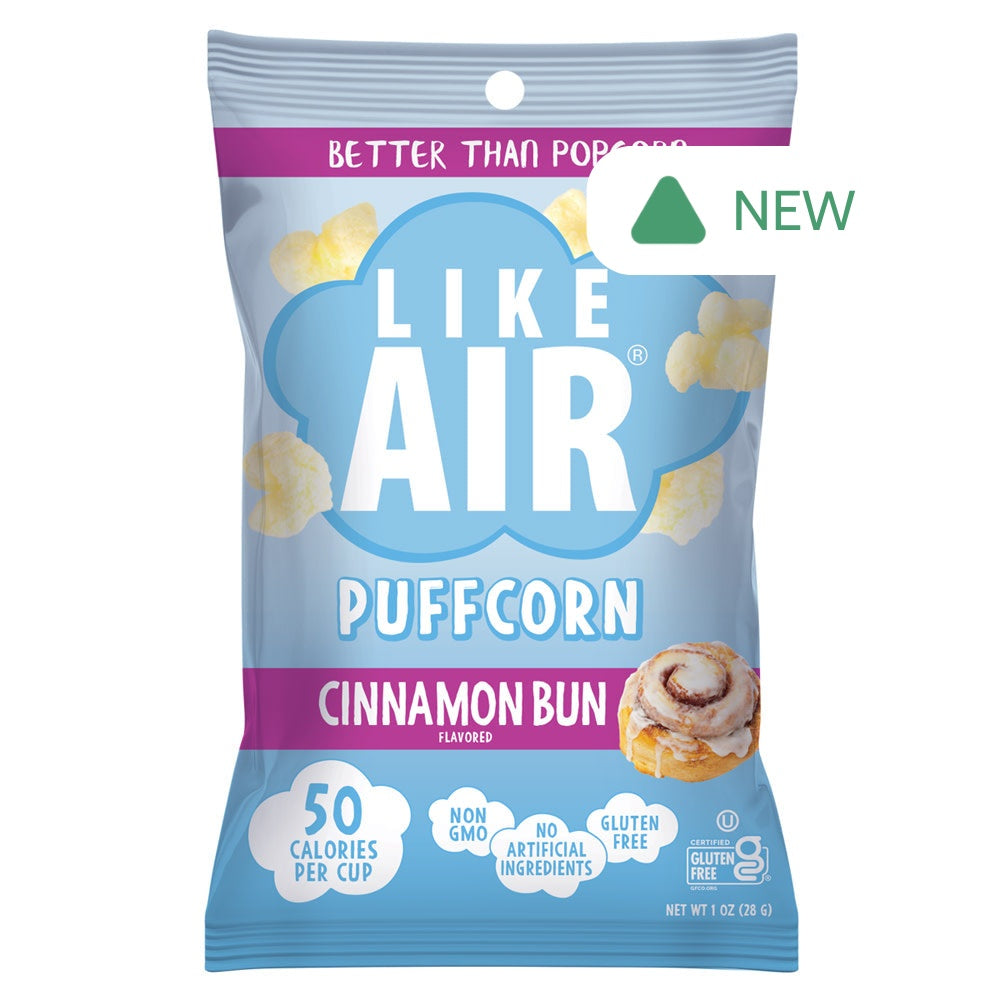 Wholesale Like Air Cinnamon Bun Puffcorn 1 Oz Bag- Bulk