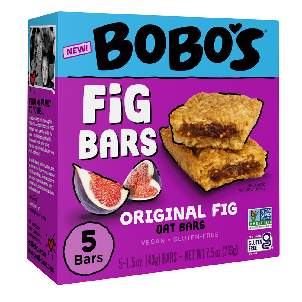Wholesale Bobo'S Original Fig Bars 7.5 Oz Box- Bulk