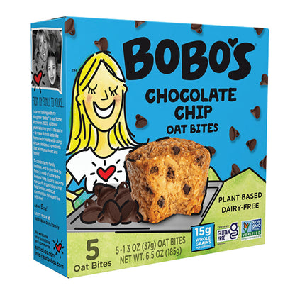 Wholesale Bobo'S Chocolate Chip Oat Bites 6.5 Oz Box- Bulk