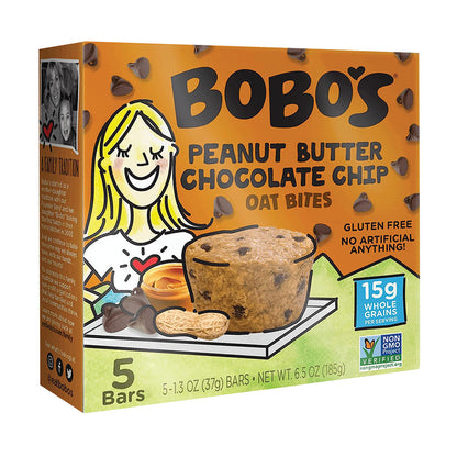 Wholesale Bobo'S Peanut Butter Chocolate Chip Oat Bites 6.5 Oz Box- Bulk