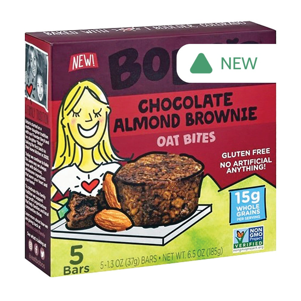 Wholesale Bobo'S Chocolate Almond Brownie Oat Bites 6.5 Oz- Bulk