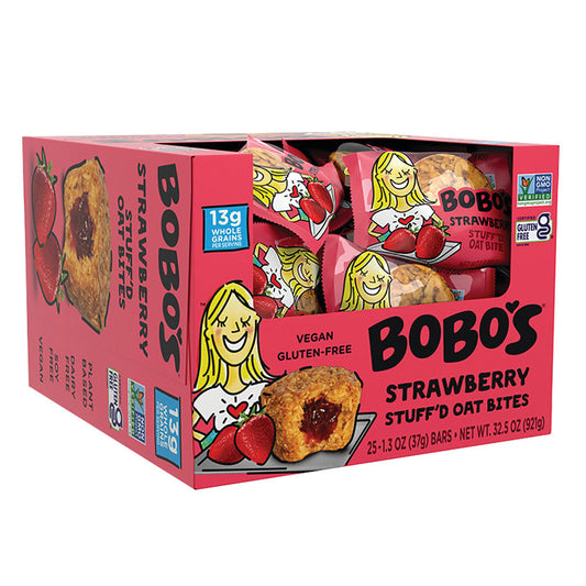 Wholesale Bobo'S Strawberry Stuff'D Bites 1.3 Oz- Bulk