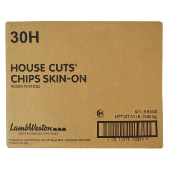 Wholesale Lamb Weston 30lb Natural Chip French Fries 5lb- Bulk