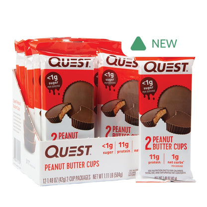 Wholesale Quest Peanut Butter Cups Twin Pack 1.48 Oz- Bulk