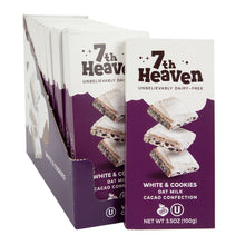 Wholesale 7Th Heaven White & Cookies Oat Milk Cacao Confection Bar 3.5 Oz- Bulk