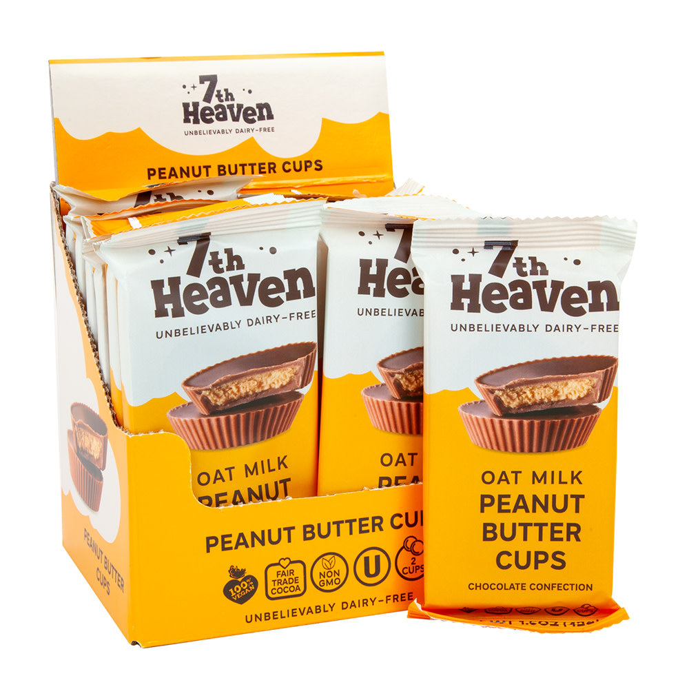 Wholesale 7Th Heaven Oat Milk Peanut Butter Cups 1.5 Oz- Bulk
