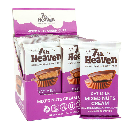 Wholesale 7Th Heaven Oat Milk Mixed Nuts Cream Cups 1.5 Oz- Bulk