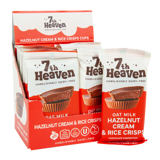 Wholesale 7Th Heaven Oat Milk Hazelnut Cream & Rice Crisps Cups 1.5 Oz- Bulk