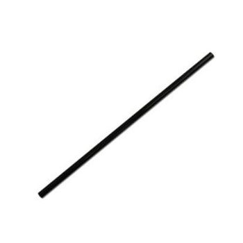 Wholesale Imperial Bag Black Unwrapped Straws 7.75"- Bulk