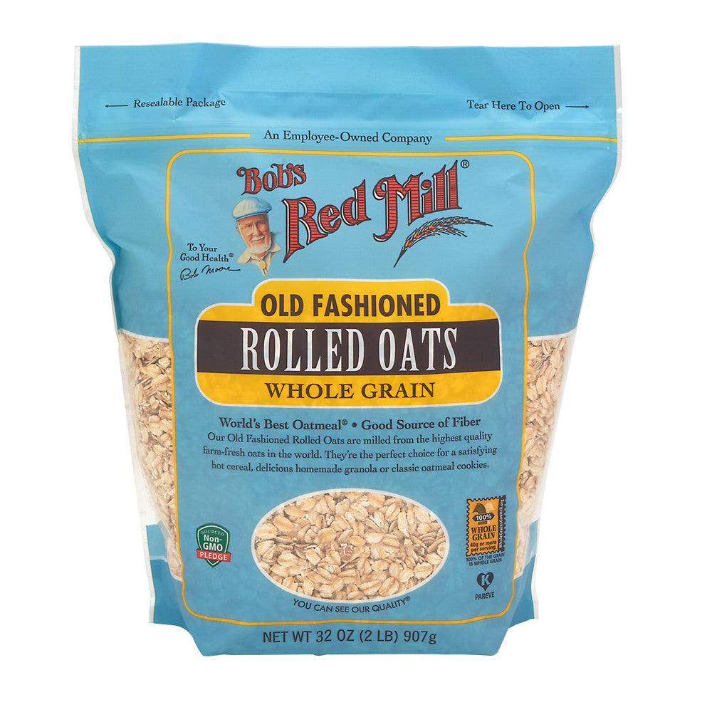 Wholesale Bob'S Red Mill Regular Non-Organic Rolled Oats 32 Oz Pouch- Bulk