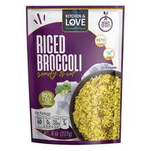 Wholesale Kitchen & Love Riced Broccoli 8 Oz Pouch- Bulk
