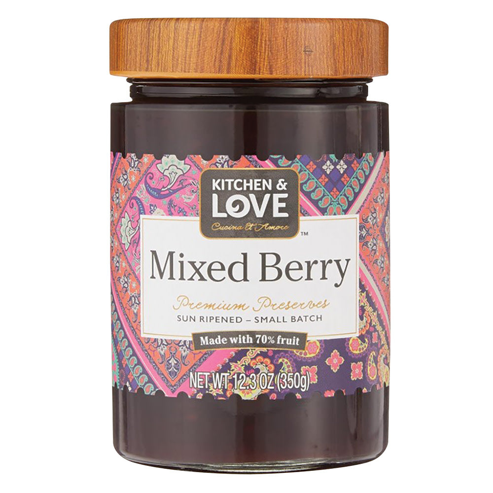 Wholesale Kitchen & Love Mixed Berry Preserves 12.3 Oz Jar- Bulk