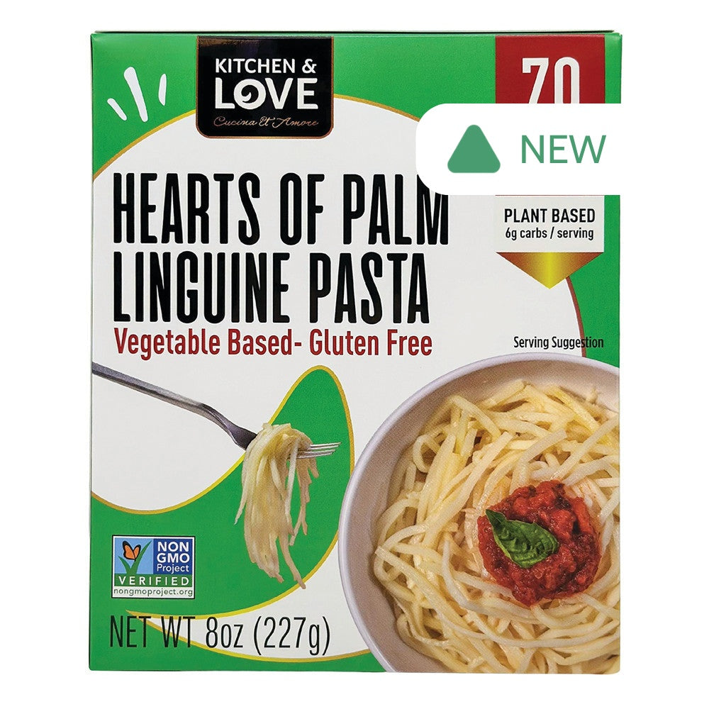Wholesale Kitchen & Love Hearts Of Palm Linguine Pasta 8 Oz- Bulk