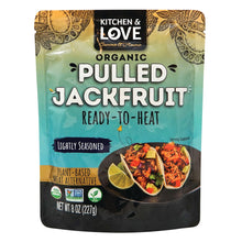 Wholesale Kitchen & Love Organic Pulled Jackfruit Lightly Seasoned 8 Oz Pouch- Bulk