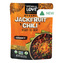 Wholesale Kitchen & Love Organic Jackfruit Chili Chunky 8 Oz Pouch- Bulk