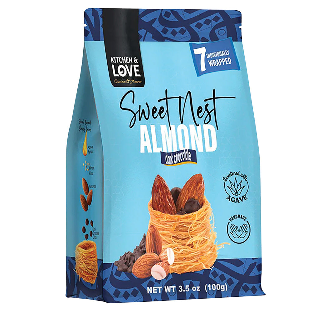 Wholesale Kitchen & Love Almond & Dark Chocolate Sweet Nests 3.5 Oz Bag- Bulk
