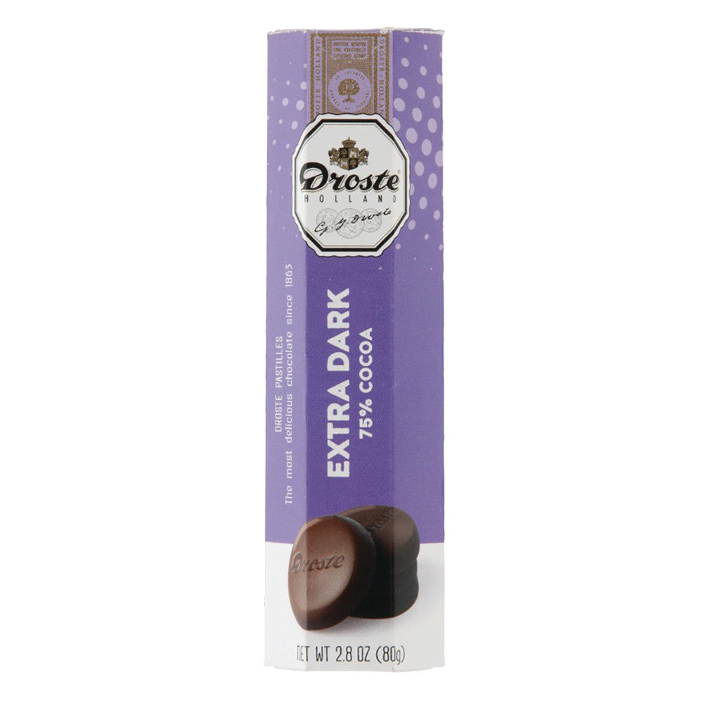 Wholesale Droste Extra Dark Chocolate Pastilles 2.8 Oz- Bulk