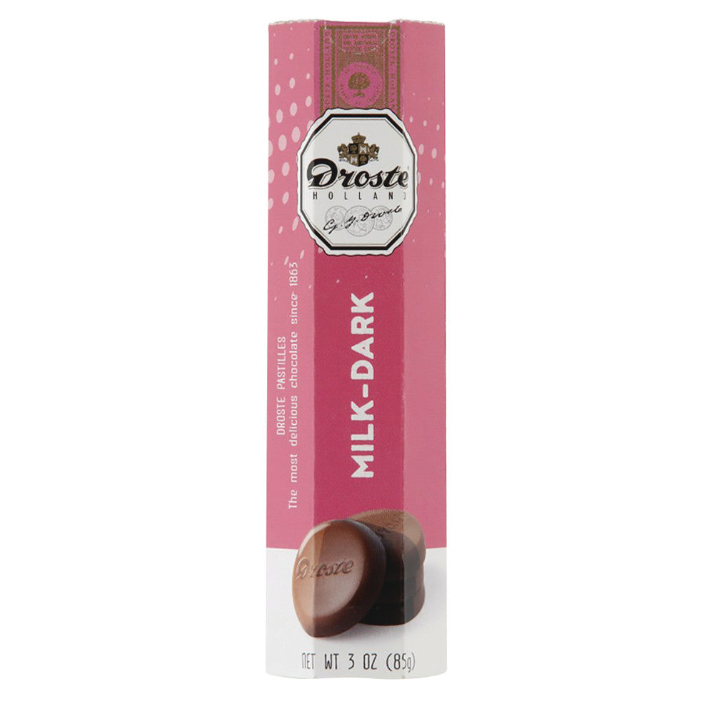 Wholesale Droste Pastille Milk & Dark Chocolate 3 Oz Box- Bulk