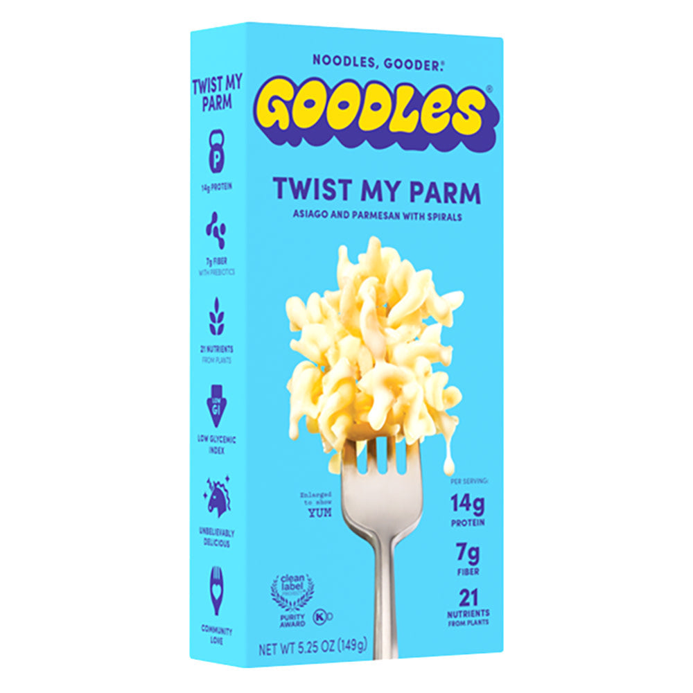 Wholesale Goodles - Mac & Cheese Box - Twist My Parmesan - 5.25Oz- Bulk