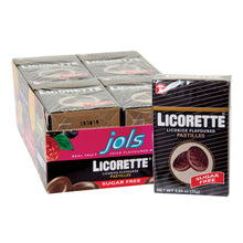 Wholesale Jols Sugar Free Licorette Pastille 0.88 Oz Box- Bulk