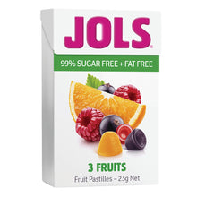 Wholesale Jols Sugar Free Fruit Pastilles 3 Fruits .88 Oz- Bulk