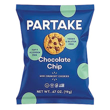 Wholesale Partake Chocolate Chip Crunchy Cookies 0.67 Oz- Bulk