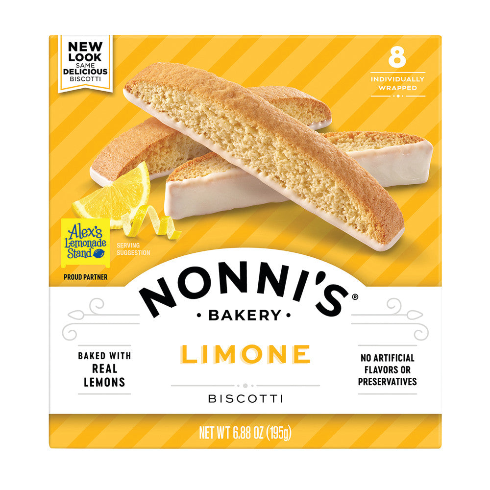 Wholesale Nonni'S Biscotti Limone 6.88 Oz Box- Bulk