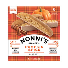 Wholesale Nonni'S Pumpkin Spice Biscotti 6.88 Oz 8 Ct Box- Bulk