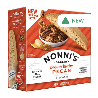 Wholesale Nonni'S - Biscotti Brown Bu Pecan Ita(8Ct) - 5.52Oz- Bulk