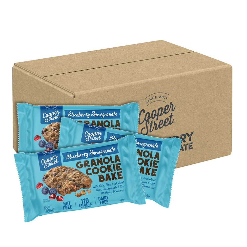 Wholesale Cooper Street Granola Bakes Blueberry/Pomegranate 1 Oz Bar- Bulk
