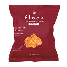 Wholesale Flock Chicken Skin Crisps Barbecue 2.5 Oz Bag- Bulk