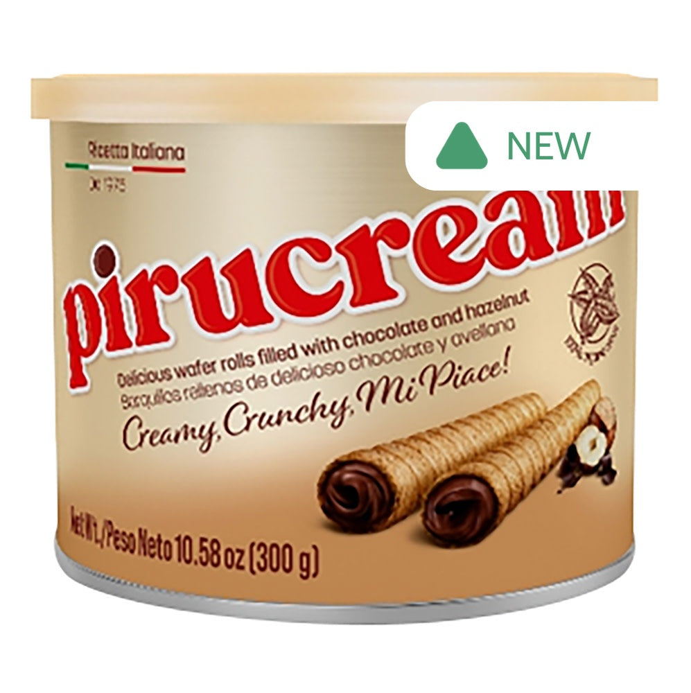 Wholesale Pirucream - Wafer Rolls Can Chochazelnut - 10.58Oz- Bulk